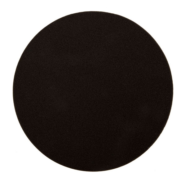 Foam Polishing Pad 6 X 1 Black Flat, PK2